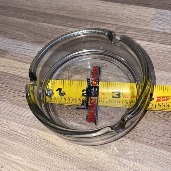 Vintage HOLIDAY CASINO by Holiday Inn Las Vegas, Nevada Clear Glass Ashtray~VG - Picture 2 of 4